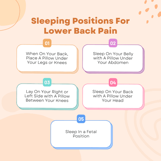 leeping Positions For Lower Back Pain
