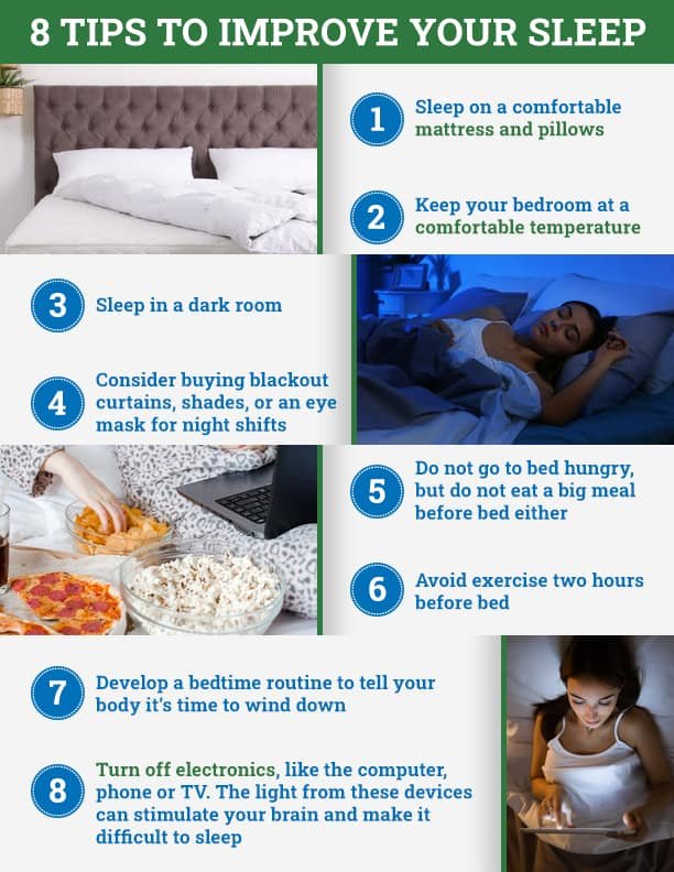 8 Tips To Improve Your Sleep 1