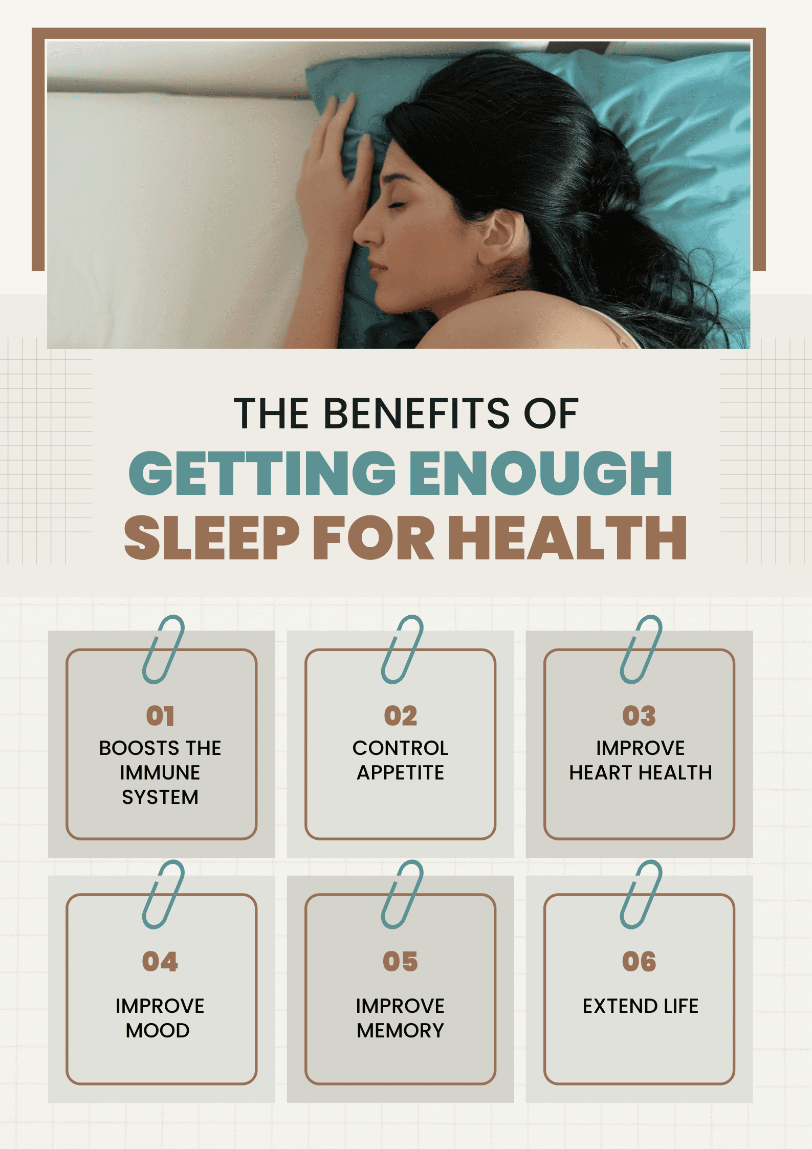 benefits of getting enough sleep.