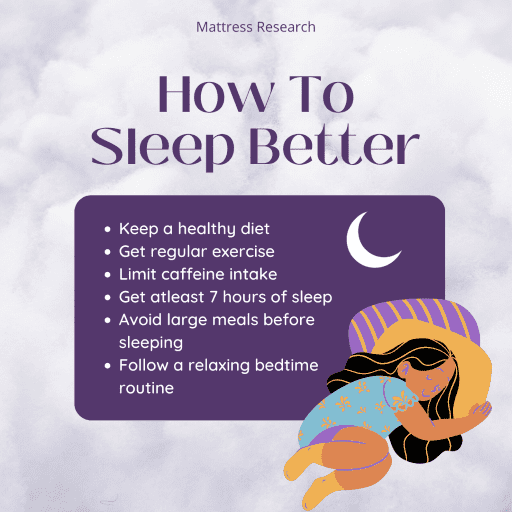 how to sleep better - tips